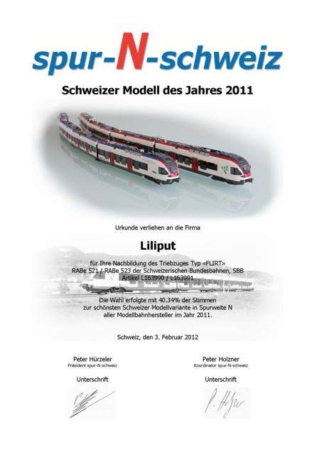 Modell des Jahres 2011