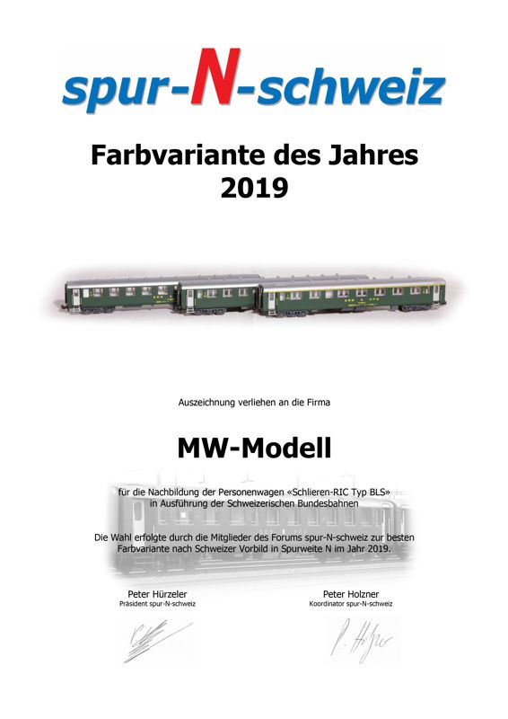 Farbvariante des Jahres 2019